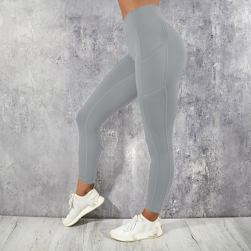 High-Waisted Yoga Leggings with Pockets | Sculpting Comfort