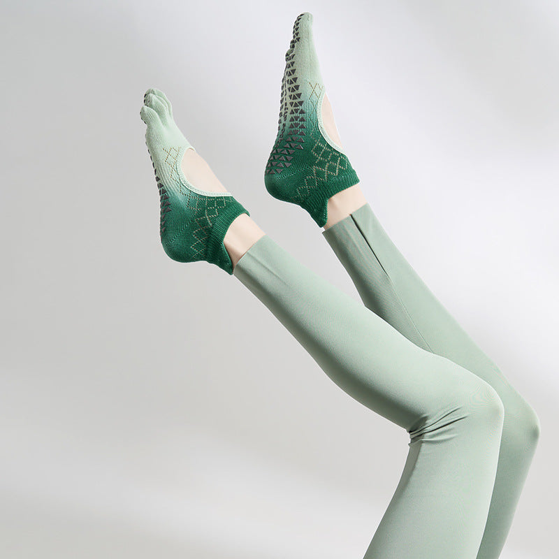 Premium Five-Toe Yoga Grip Socks | Sustainable Non-Slip Balance