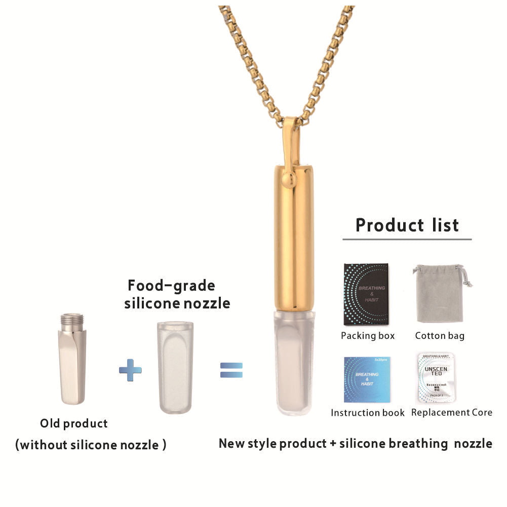 Premium Mindful Breathing Necklace | Serene Anxiety Relief Tool