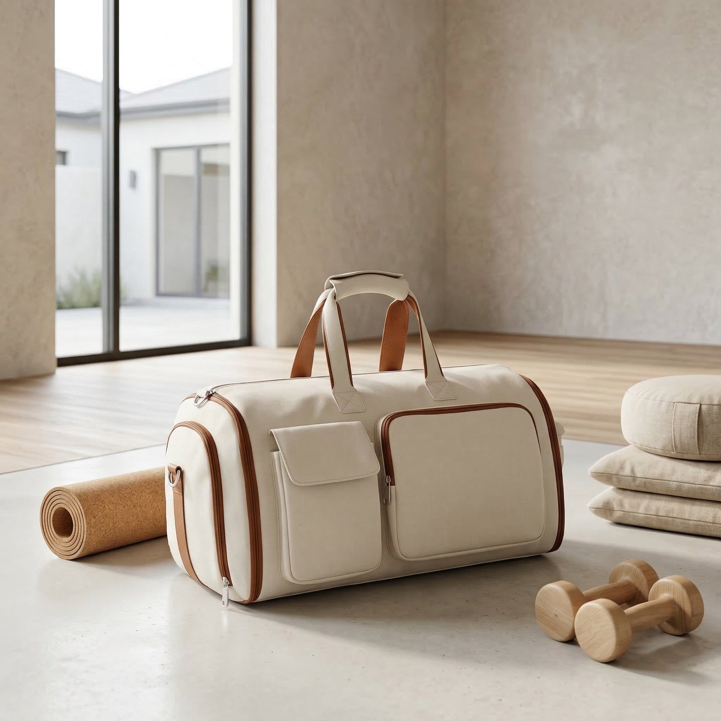 Premium Convertible Garment Duffle | Suit Bag, Shoe Storage, Backpack