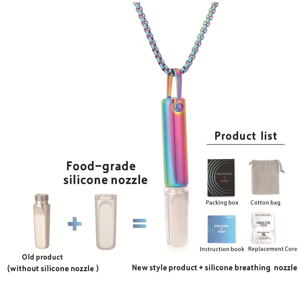 Premium Mindful Breathing Necklace | Serene Anxiety Relief Tool