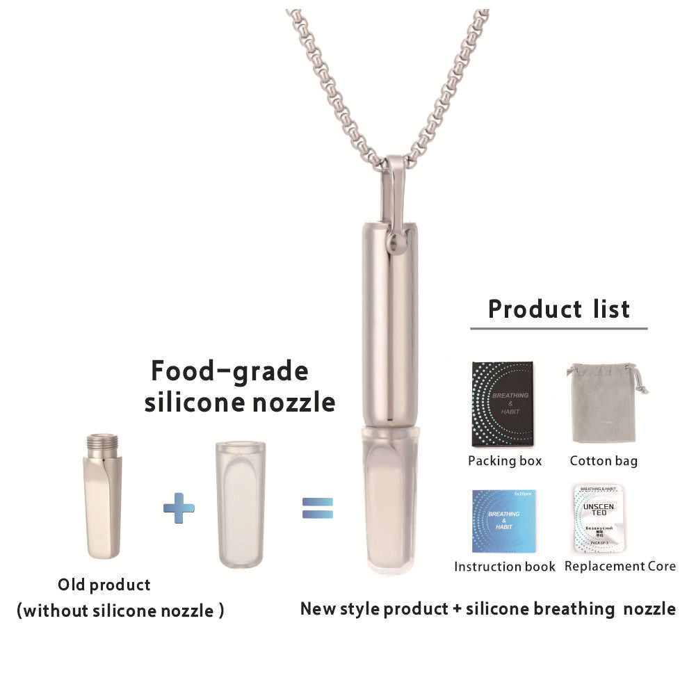 Premium Mindful Breathing Necklace | Serene Anxiety Relief Tool