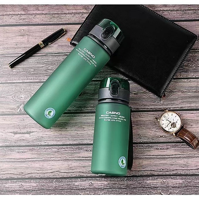 Minimalist Straight-Drink Student Water Bottle – Durable & Sleek