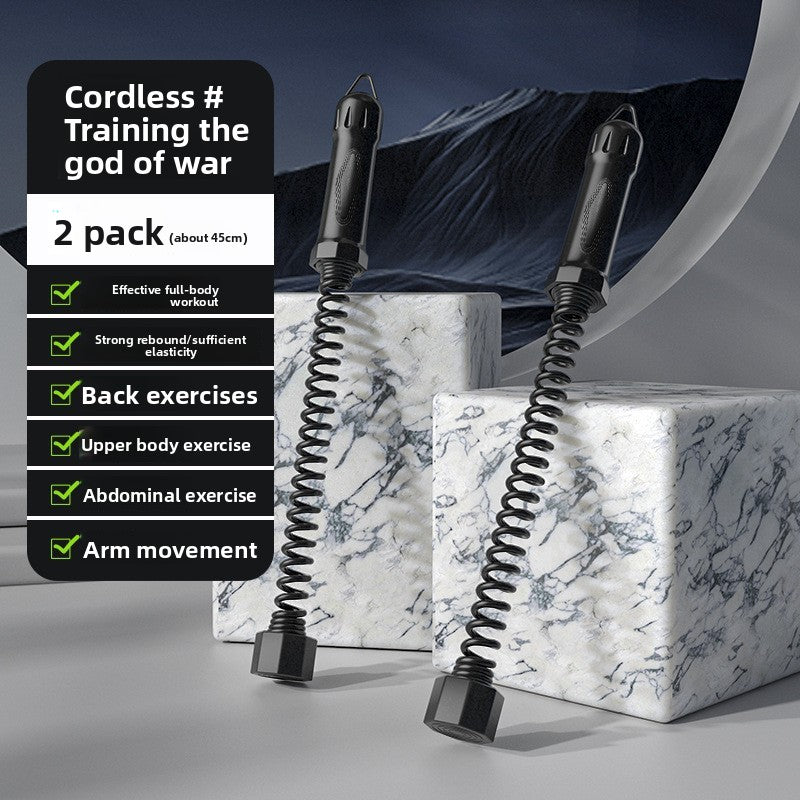 Cordless Battle Rope – Compact Home Workout Fitness Tool